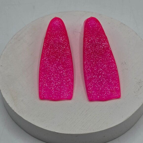Barbie Hot Pink Glitter Flippers - Picture 2 of 4